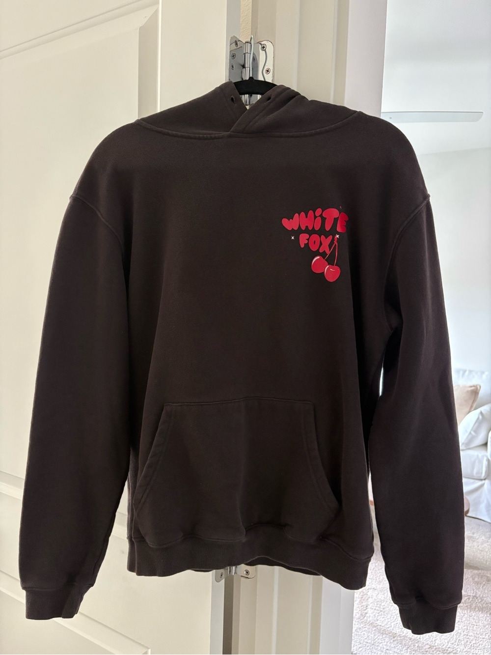 White Fox Boutique Brown Cherry Bomb Hoodie
